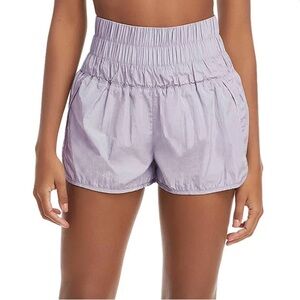 Free people movement shorts. Size small. Color: lavender dust.